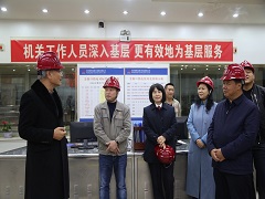 2018年12月霍市检察院、法院到集团参观