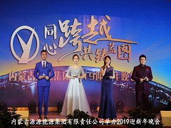 2019年1月16日内蒙古源源能源集团举办“同心跨越 共铸蓝图”迎新晚会